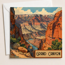 Arizona National Park Vacation Flat Card