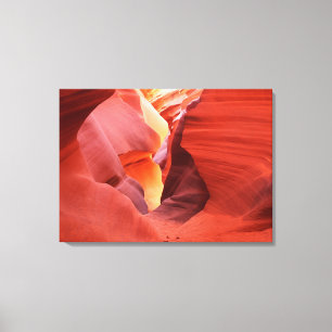 Arizona, Navajo Nation, Lower Antelope Canyon, Canvas Print