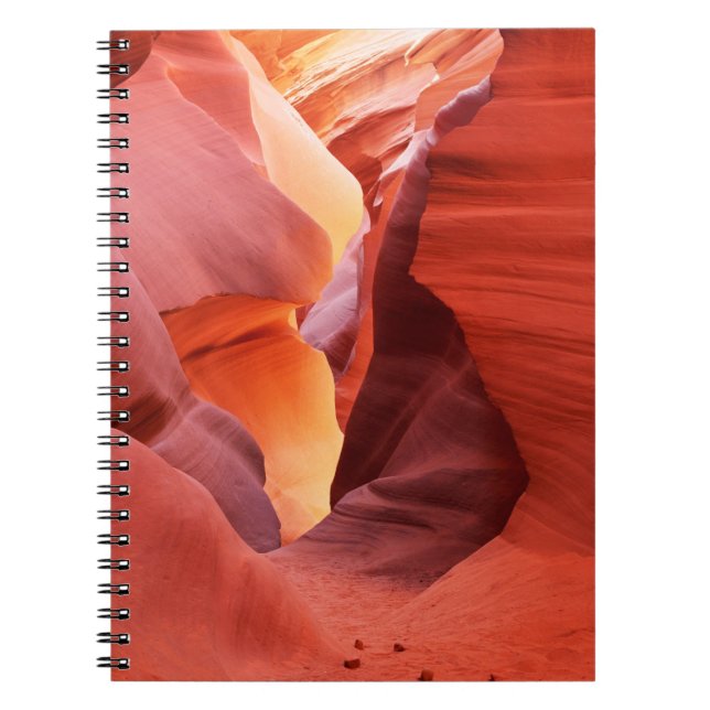 Arizona, Navajo Nation, Lower Antelope Canyon, Spiral Notebook (Front)
