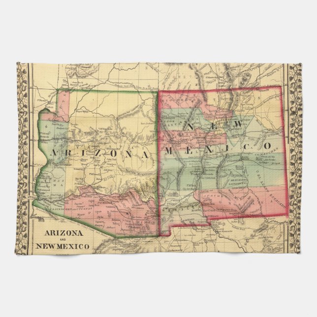 Arizona/New Mexico Tea Towel (Horizontal)
