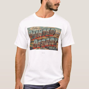 Arizona - Painted Desert - Large Letter Scenes T-Shirt