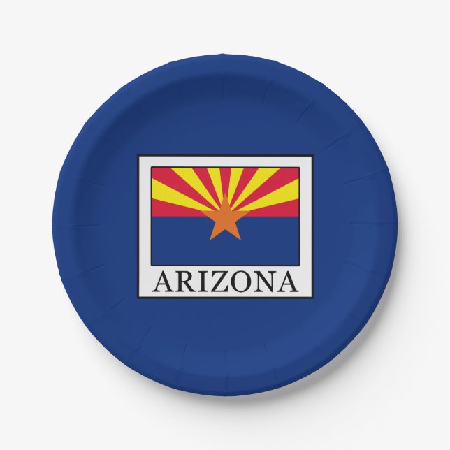 Arizona Paper Plate (Front)