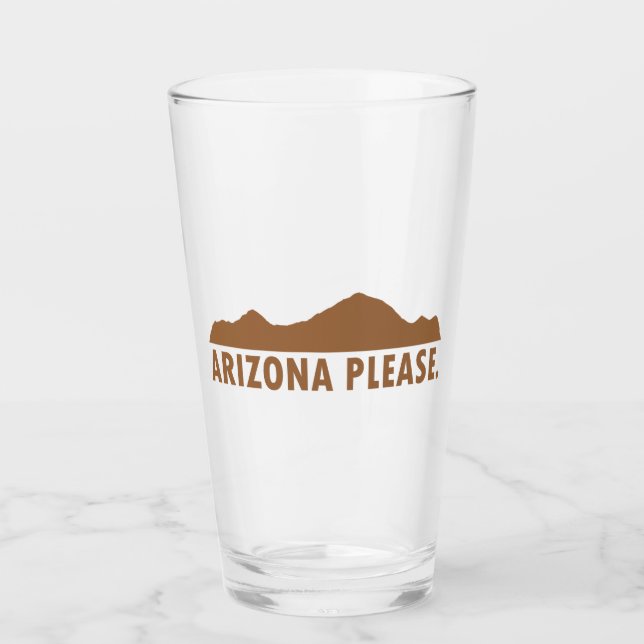Arizona Please Glass (Front)