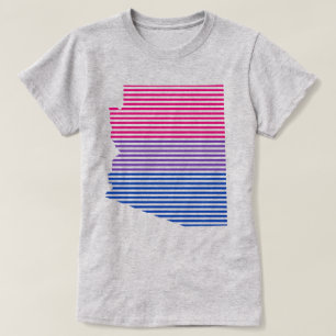 arizona pride bisexual striped shape T-Shirt