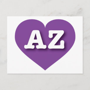 Arizona Purple Heart - I love AZ Postcard