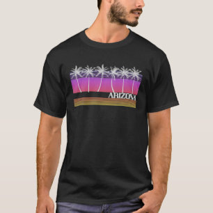 Arizona Retro Style Vintage Palm Tree Sunset 70'S T-Shirt