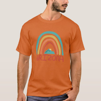 Arizona Retro Vintage Rainbow Arizona Mountain Sou T-Shirt