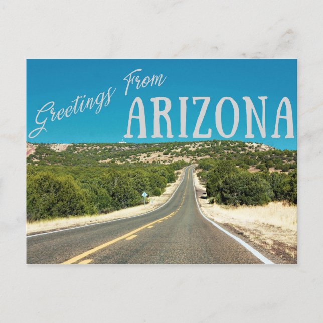Arizona Road Trip Postcard (Front)