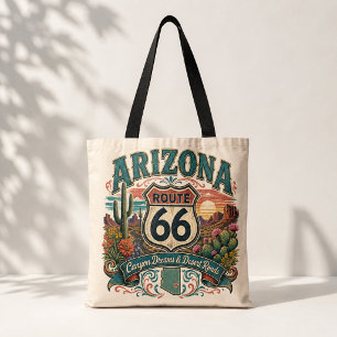 Arizona Route 66 Canyon Market Day Tote Bag