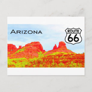 Arizona Route 66 Landscape Postcard