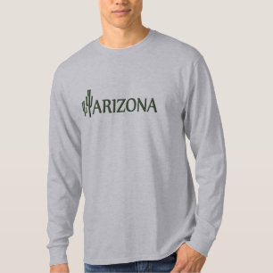 Arizona Saguaro Cactus Long Sleeve T-Shirt