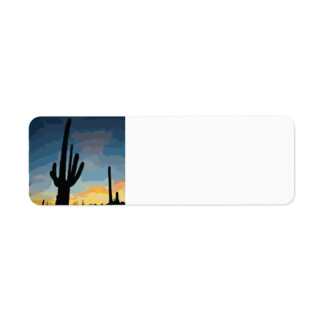 Arizona Saguaro Cactus Southwestern Sunset (Front)