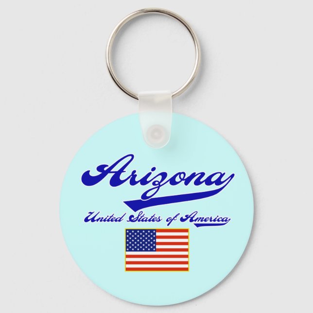 Arizona Script Key Ring (Front)