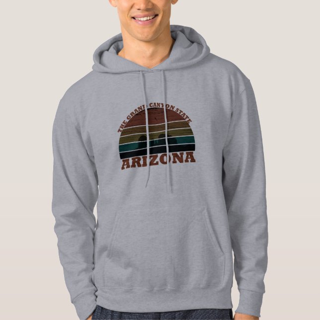 Arizona sedona Grand canyon landscape retro Hoodie (Front)