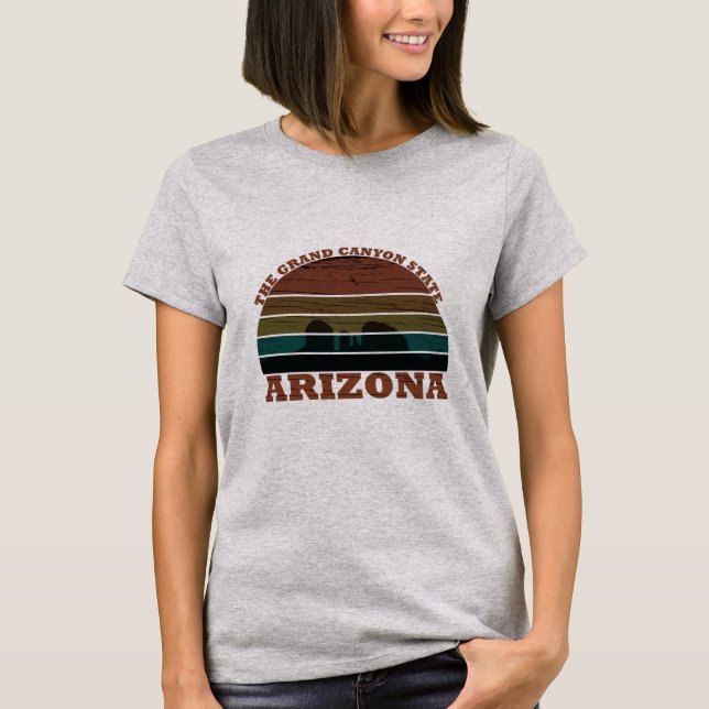 Arizona sedona Grand canyon landscape retro T-Shirt (Front)