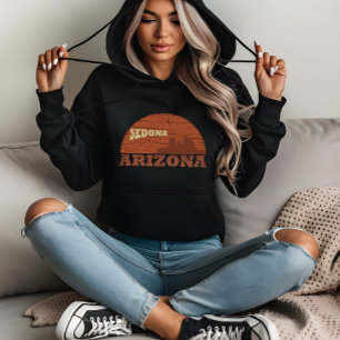 Arizona Sedona landscape vintage az retro Hoodie