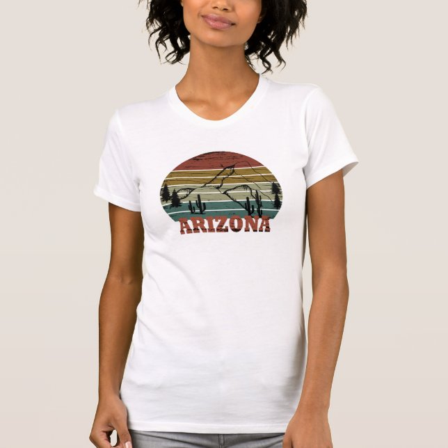 Arizona Sedona landscape vintage retro az T-Shirt (Front)