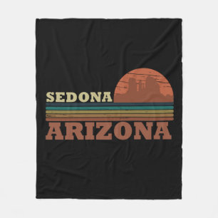 Arizona Sedona vintage Fleece Blanket