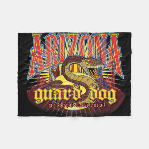 Arizona Snake Art Fleece Blanket