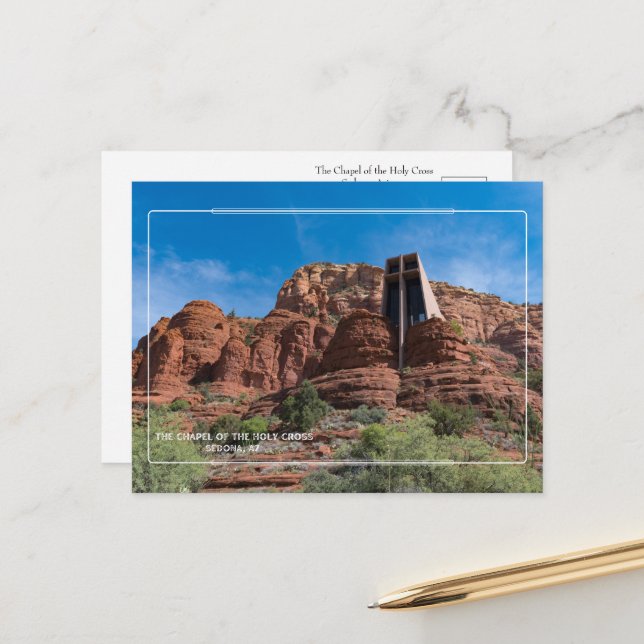 Arizona Souvenir, Spiritual Landmark Postcard (Front/Back In Situ)