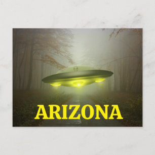 ARIZONA SPACESHIP UFO Postcard