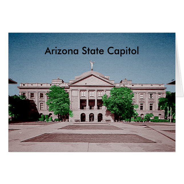 Arizona State Capitol Tinted Colourized (Front Horizontal)