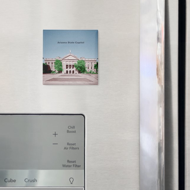 Arizona State Capitol Tinted Colourized Magnet (In Situ (Fridge))