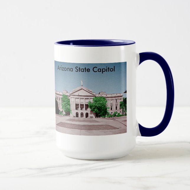 Arizona State Capitol Tinted Colourized Mug (Right)