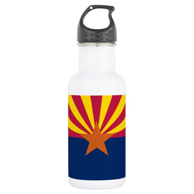 Arizona State Flag 532 Ml Water Bottle (Front)