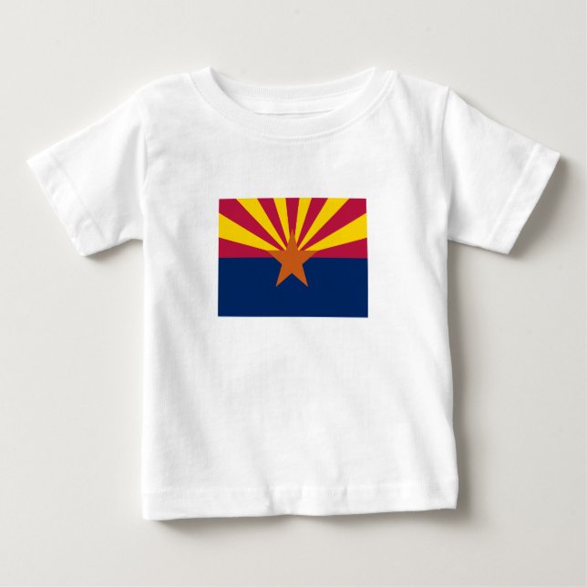 Arizona State Flag Baby T-Shirt (Front)