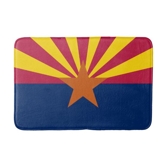 Arizona State Flag Bath Mat (Front)