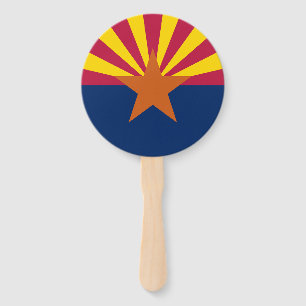 Arizona State Flag Hand Fan