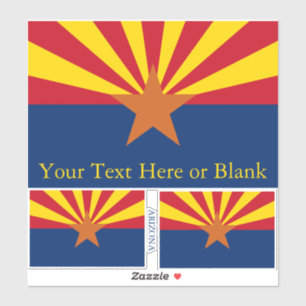 Arizona State Flag Image Personalize Text