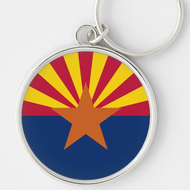 Arizona State Flag Key Ring (Front)