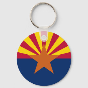 Arizona State Flag Key Ring