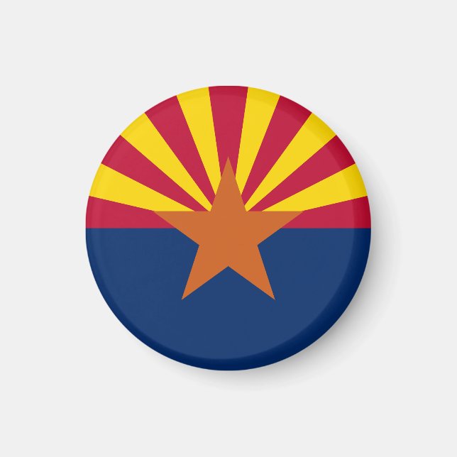 Arizona State Flag Magnet (Front)