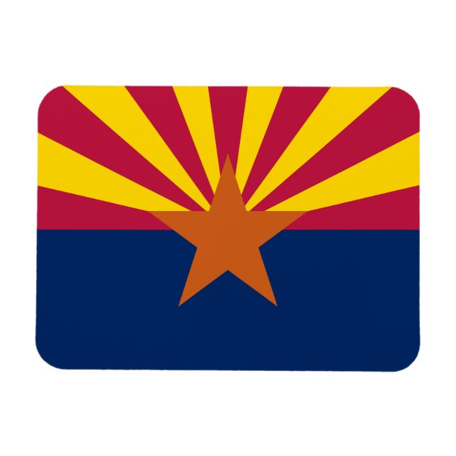 Arizona State Flag Magnet (Horizontal)