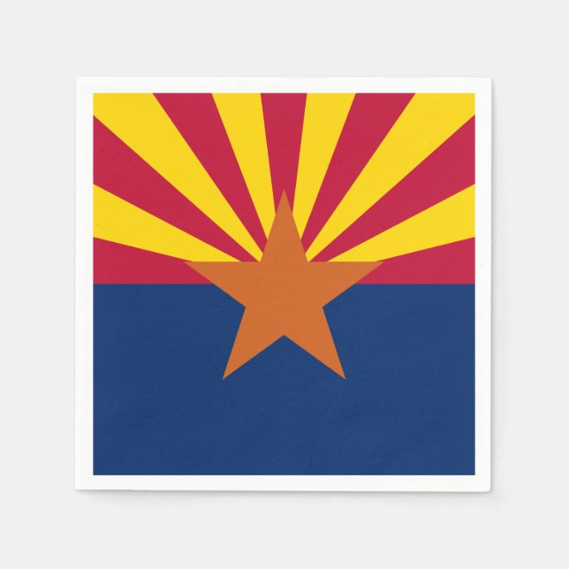 Arizona State Flag Napkin (Front)