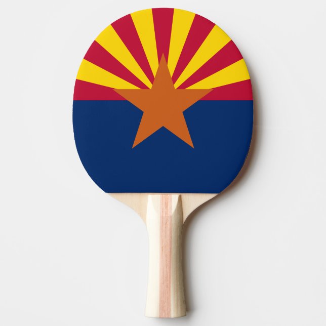 Arizona State Flag Ping Pong Paddle (Front)