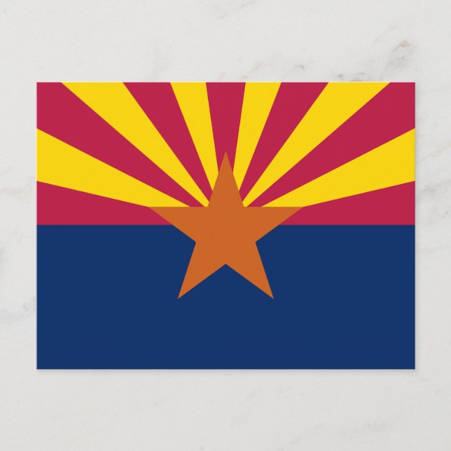 Arizona State Flag Postcard (Front)