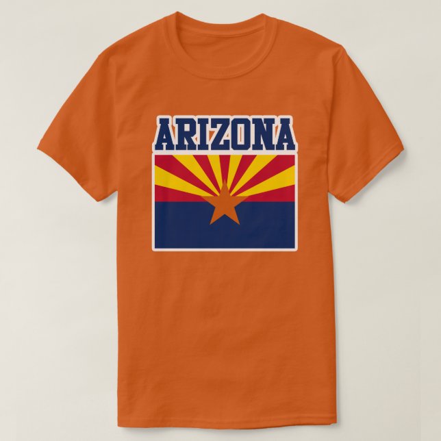 Arizona State Flag T-Shirt (Design Front)