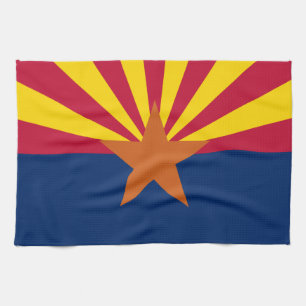 Arizona State Flag Tea Towel