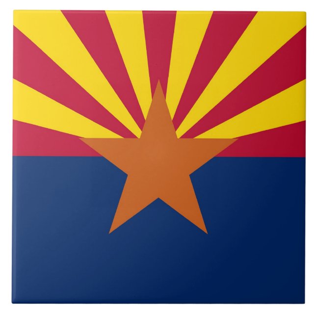 Arizona State Flag Tile (Front)