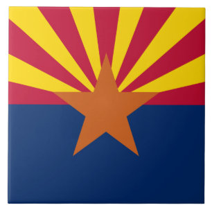 Arizona State Flag Tile