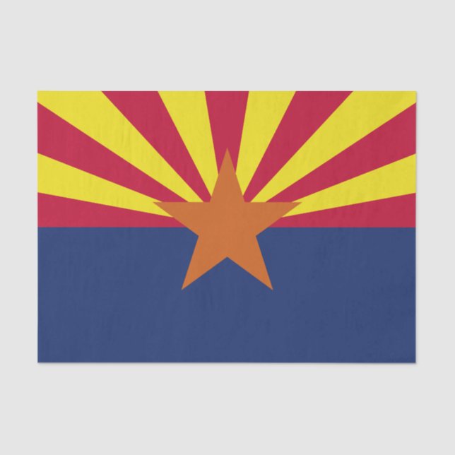 Arizona State Flag Tissue Paper (Front)
