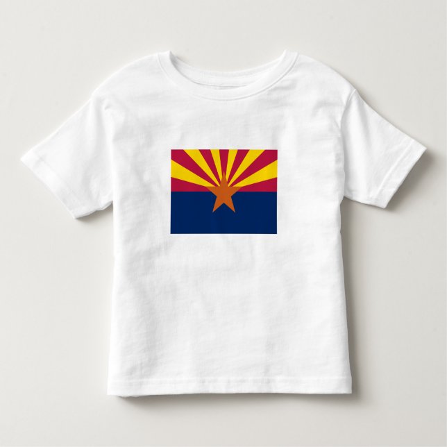 Arizona State Flag Toddler T-Shirt (Front)