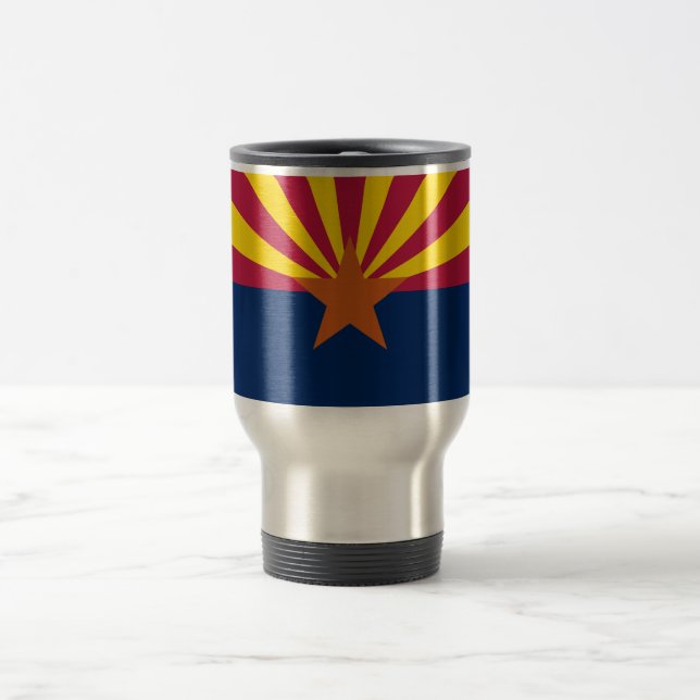 Arizona State Flag Travel Mug (Center)
