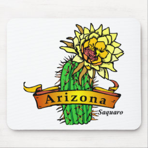 Arizona State Flower - Saguaro Mouse Pad