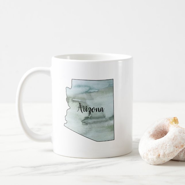 Arizona State Illustration Coffee Mug (With Donut)