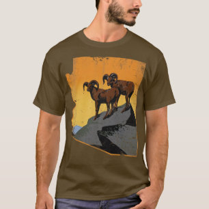 Arizona State Map Longhorns Rams Vintage Fade T-Shirt